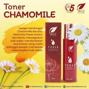 SR12 TONER ACNE & TONER CHAMOMILE PENGHILANG MATA PANDA - HYDRATING TONER GUH