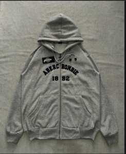 Jaket Sweater Hoodie WHO AU SANTA MONICA Zipper Abu Premium Distro Logo Pul Bordir Full Teg&Label