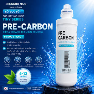 Lõi lọc nước số 1 Pre Carbon cho máy lọc nước ChungHo TINY300UV TINY500UV TINY900ICE nhập khẩu Hàn Quốc
