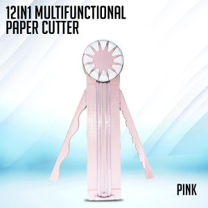 Printleaf 12-in-1 Multifunctional Paper Cutter Pink | Black