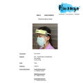Anti Virus / Saliva Medical Safety Face Shield Visor Mask with Foam Band. 