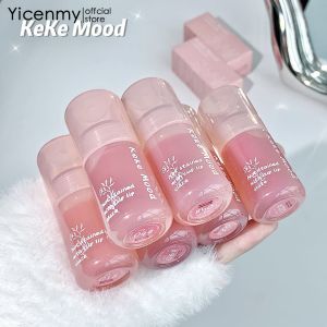 แผ่นกระจกถังน้ำแข็งขนาดเล็กแสงน้ำลิปเคลือบริมฝีปากใบหน้าลิปสติกติดทนนาน Lip Mat ความชุ่มขื้นคงทนอยู่นาน Liptint