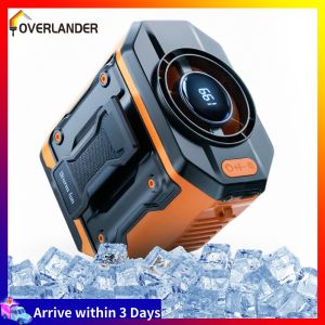 【Fast Shipping】 Outdoor USB Mini Fan with 199 Speeds Adjustable Wearable Waist Fan 4000mAh Battery LED Display for Travel Office Women Men