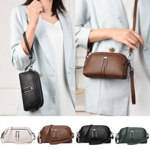 EASYTREND Soft Commute Shoulder Bag Waterproof PU Leather Crossbody Bag Portable Large Capacity Messenger Bag Girls