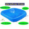 Đệm ghế đàn hồi Gel Silicon 2 lớp 3D lót ghế văn phòng, đệm ghế ô tô silicon 3D 2 lớp thiết kế tổ ong thoáng khí, đàn hồi êm ái, ngồi lâu không mỏi. 