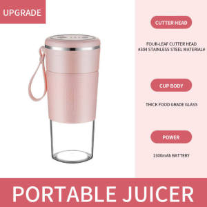 Portable Electric Juicer Blender USB Mini Fruit Wireless Mixers Juicers Fruit Extractors Food Milkshake Multifunction Juice Maker Machine