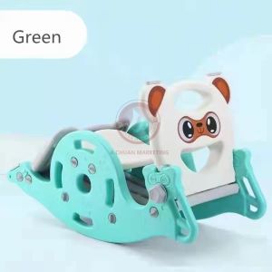 Xinixin Children's Indoor 3-in-1 Slide Rocking Chair Baby Amusement Park Combination