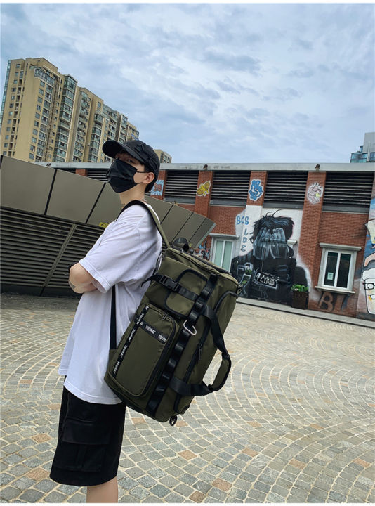 Outdoor%20Korean%20Fashion%20Waterproof%20Large%20Travel%20Bags%20With%20Shoe%20Storage%20Dry%20Wet%20Item%20Separation%20-%20Image%203