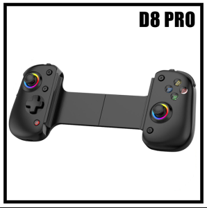 D8 Pro Stretchable Ergonomic Design Wireless Controller with Dual Vibration For Android/IOS Smartphone /N.S /PC