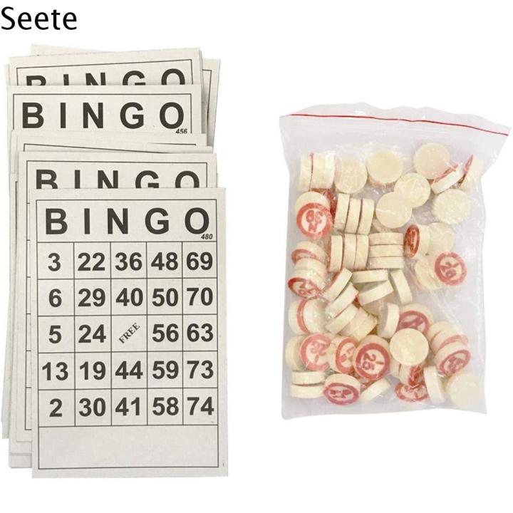 SEETE การศึกษาเพื่อการศึกษา การ์ดเกมบิงโก ใช้ซ้ำได้ ตัวเลขที่ไม่ซ้ำกัน ...