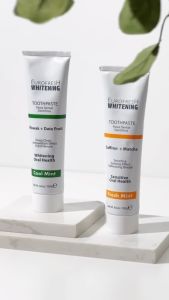 FARMASI Eurofresh Whitening Toothpaste Miswak & Saffron Matcha