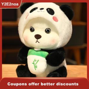 【Y2E2noa】 Crossdressing Capibara Unicorn Panda Teddy Bear Doll Plush Toys Gift For Children