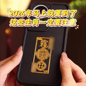 Spot Goods 2026 Year of the Horse Zodiac Year of the Horse Rat Ox Rabbit Zodiac Animal Year of Birth General Wen Zhe Personal Tai Sui Phone Sticker