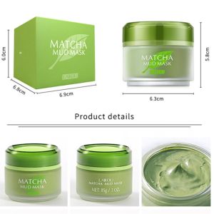 Mặt Nạ Bùn Matcha Laikou Trà Xanh 85g Giảm Nhờn Sạch Sâu Mặt Nạ Dưỡng Ẩm Làm Dịu Sáng Da Se Khít Lỗ Chân Lông Mịn Màng