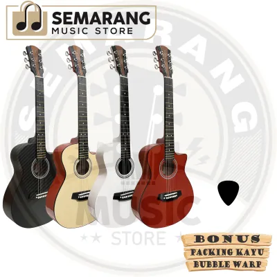 Gitar Akustik ¾ Cole Clark Custom Tanam Besi Gitar 3/4 Cole Clark Custom Termurah Paket Super Komplit