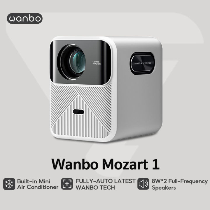 Wanbo Mozart 1 Android 9.0 2K 4K Projetor WIFI 6 2+32GB