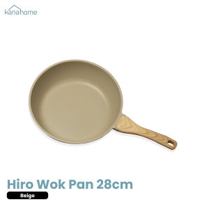 Kanahome - Hiro Wok Pan Dies Cast / Wajan Marble Induksi Anti Lengket 28cm