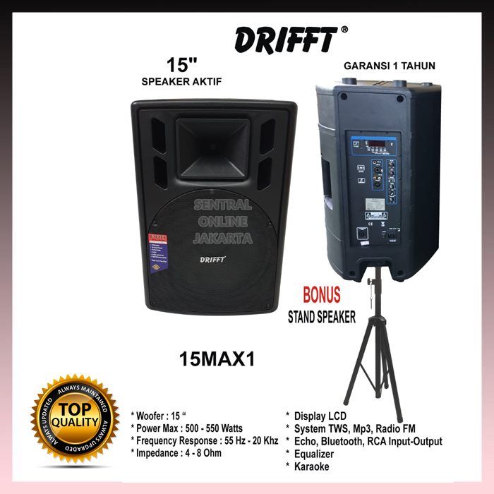 Speaker monitor hot sale 15 inch