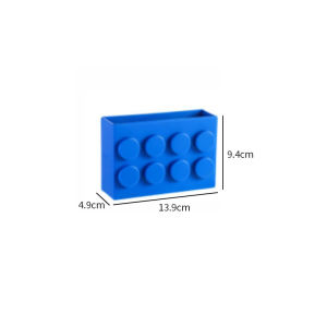Tulip Home Furnishings Store Magnetic Storage Box Building Block Shape Fridge Side Organizer Kitchen Utensil Chopstick Holder