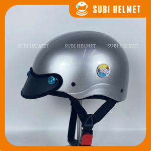 Nón bảo hiểm gắn ốc titan salaya kèm mèo thần tài TẶNG TEM BIKER mũ bảo hiểm gắn ốc titan lục bảo ngũ sắc