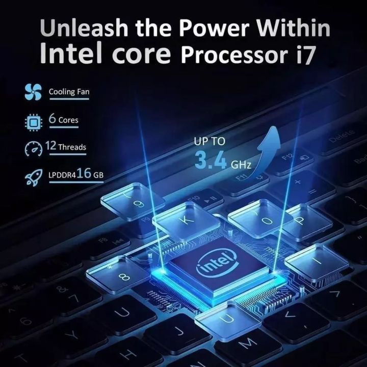 Portable i7 Laptop Computer PC Gamer Windows 11 Intel Core i7 8500Y 15. ...