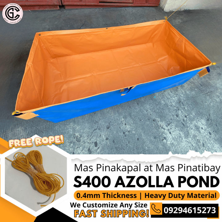 Trapond Frame 4x8x2ft Original S400 Azolla Trapond Bed Trapal Pond, Trapond, Fish ...