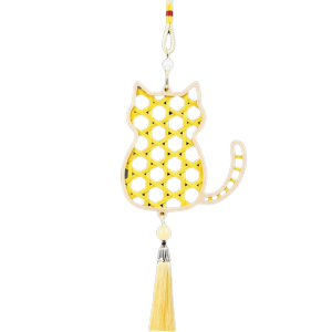 SDAYG Handmade Bamboo Pendant Material Kit Zongzi Cat Butterfly Dragon Boat Festival DIY Kit Home Decor Tassel Wind Chime Kit Dragon Boat Festival