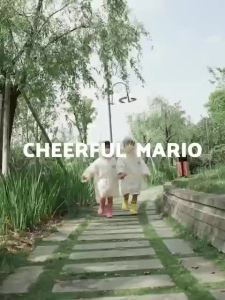 Giày Bốt Đi Mưa Cheerful Mario Bằng Eva Chống Trượt Chống Thấm Nước In Hoạt Hình Khủng Long Dễ Thương Cho Bé