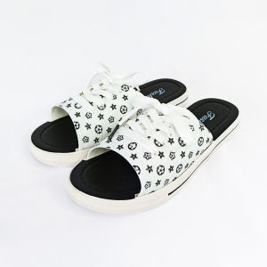 Sandal Sepatu Wedges Half Sneaker Tali Wanita Fashion Cewek Kekinian Woman Shoes Selop COD SPT-90