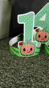 30pcs Topi Ulang Tahun Angka | Topi Ulang Tahun Anak Murah dan Unik | Topi Ulang Tahun Angka Request Tema
