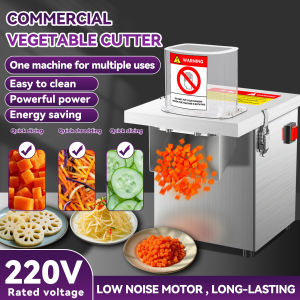 🔥🔥CHRIS Fully Automatic Electric Vegetable Slicer Commercial Pepper Cutter Chives Kitchen Machine 切菜机