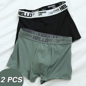 27KIDS 4 ชิ้น กางเกงชั้นในผู้ชายเด็กโต กางเกงในHELLO นักเรียน สีสด น่ารัก เนื้อผ้านุ่ม ยืด ใส่สบาย กางเกงในเด็ก กางเกงในเด็กชาย