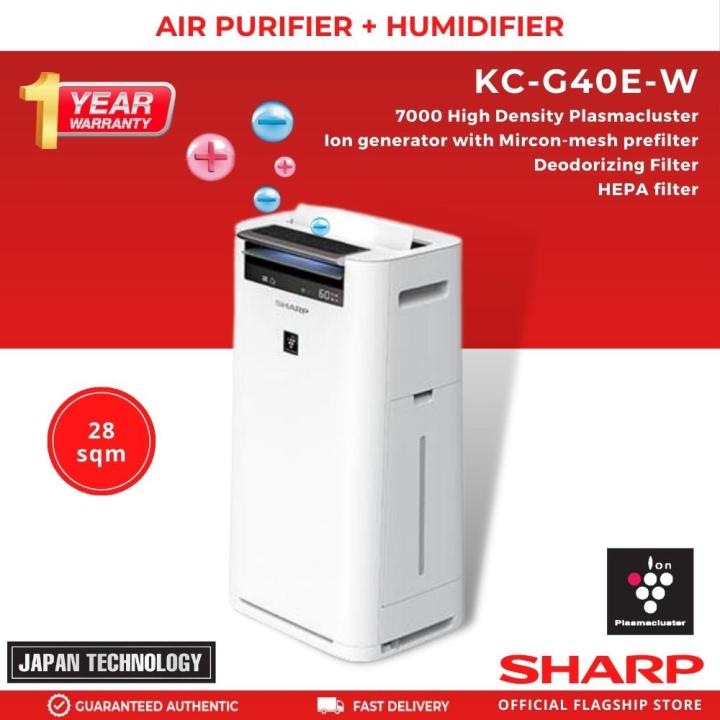 Sharp KC-G40E Air Plasmacluster Air Purifier with HUMIDIFIER | Lazada PH