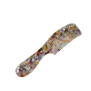 YOYO CHARMING Leopard Print Acetate Comb Hair Accessories Hair Styling Tool Makeup Comb Ins Retro Anti Static Hairdressing Combs Men Women