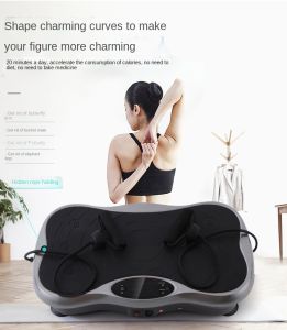 【CODSpot】【1 Year Warranty】Ultra-thin Genuine Fat  exercise equipment  Rejection Slimming Machine Exercise vibration plate body slimming machine for rejection of fat muscle stimulator equipment Electric Lazy Lose Weight Shake