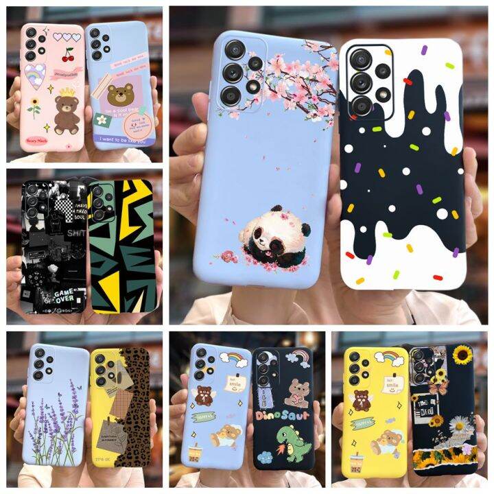 For Samsung Galaxy A32 4G 5G Case New Fashion Candy Painted Cover