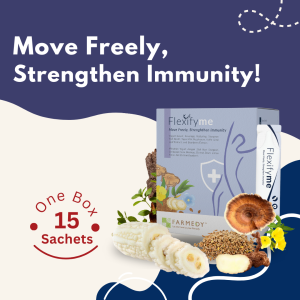 Farmedy FlexifyMe 15g x 15 Sachets Strengthen Immunity Promote healthy muscle and joints 免疫力 骨骼 关节 保健