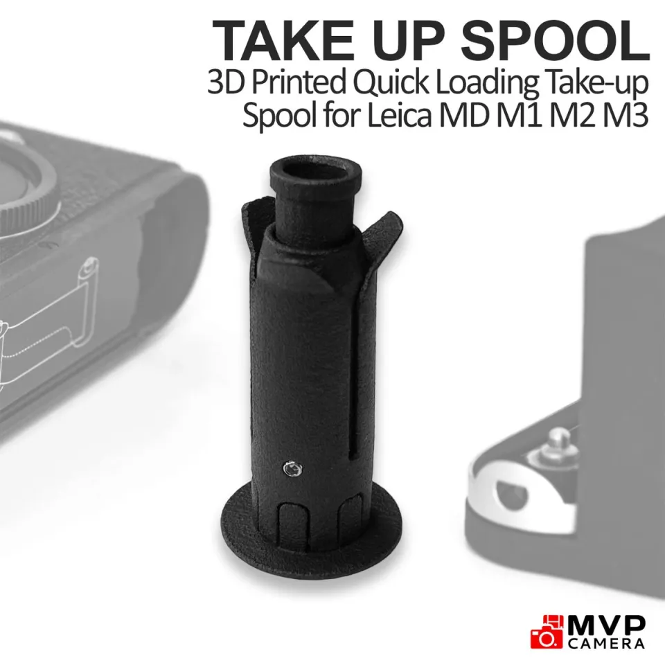 3D Printed Quick Loading Take up Spool for Leica MD M1 M2 M3 135