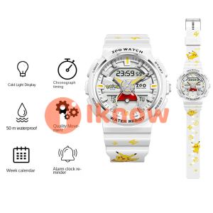 Tôi Biết 100% Xác Thực Pokemon Đồng Hồ Cho Trẻ Em Chàng Trai Đồng hồ chống thấm nước Đồng hồ kỹ thuật số Cho Trẻ Em Cô Gái Trẻ Em Đồng Hồ Đeo Tay chống xước Pikachu Đồng Hồ Dễ Thương Đồng Hồ Trẻ Em Đồng Hồ Quà Tặng Sinh Nhật