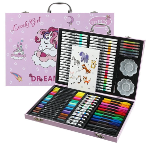Crayon Set 113 Pcs Alat Spidol Mewarnai Anak Pencil Warna Anak Set Cat Couloring