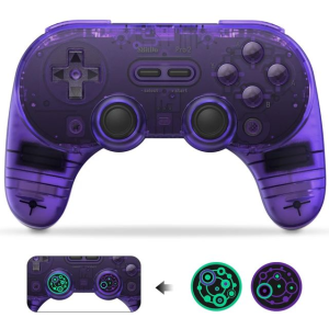 8Bitdo Pro 2 Bluetooth Controller Hall Effect Joystick Update Gaming Controller Compatible with Switch Apple Windows Steam Deck Android and Raspberry Pi