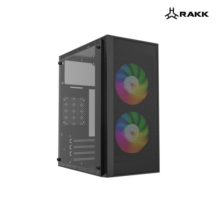 RAKK NAYA Matx ATX Mesh Gaming Case Black For Desktop PC M-Atx