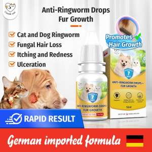 Cassiel Pet Antifungal Skin Drops For Ringworm Anti Mange & Itch Gamot Sa Galis Ng Aso For Cat & Dog