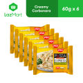 Pasta Express Creamy Carbonara 60g - Pack of 6. 