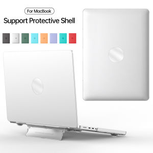 [ส่งจากไทย]เคสแล็ปท็อป สําหรับ MacBook Air M4 M3 M2 Pro 13 นิ้ว Air 14 นิ้ว 15 16 นิ้ว M2 M1 ขาตั้งแล็ปท็อปเกราะป้องกัน Air 13-in.(M2) 2022 A2681 (M3) 2024 A3113 (M4) 2025 A3240 ใส่วาว กันรอย + ระบายความร้อนดีเยี่ยม