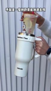 NRMEi    Jumbo Ice King Ceramic Lined Water Bottle Portable for Car Sport