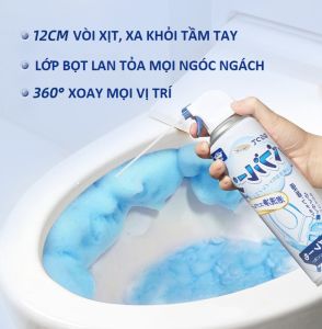 Chai Bọt cọ toilet an toàn kiểu mới nhất Nước tẩy rửa bồn cầu toilet nhà vệ sinh