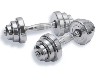 [BULKY] Pure Steel Dumbbell Set Adjustable Exercise Weight Plates Dumbbell Barbell Convertible Gym Set
