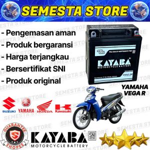BERKUALITAS KAYABA GT6A GM5Z MAINTENANCE FREE VEGA R VEGA ZR F1ZR F1 ZR MIO SMILE MTX5AL YB5LB YT7C