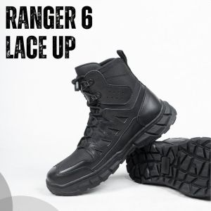 Army 86 Sepatu PDL TNI POLRI tali putar lacing sytem tactical kulit sapi kordura anti air Ranger 6